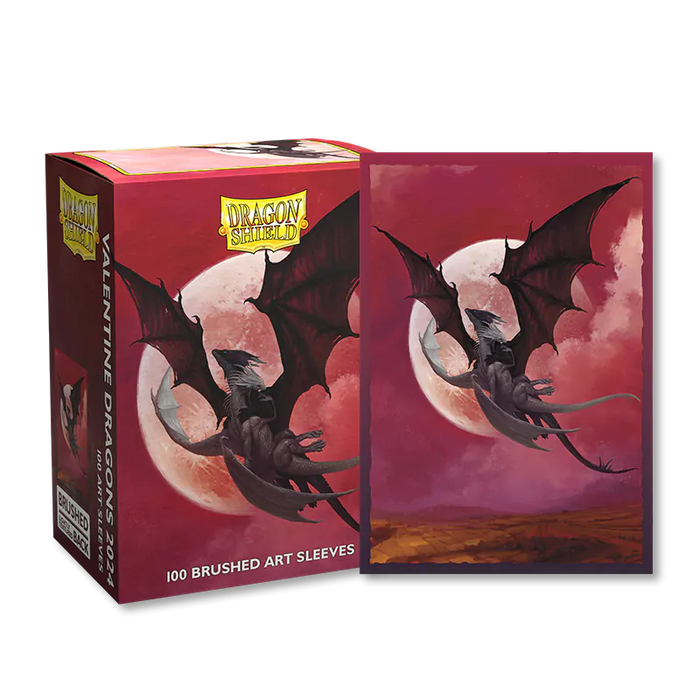 Dragon Shield: Standard Brushed 100ct Sleeves - Valentine Dragons (2024) - Just $9.95! Shop now at Retro Gaming of Denver