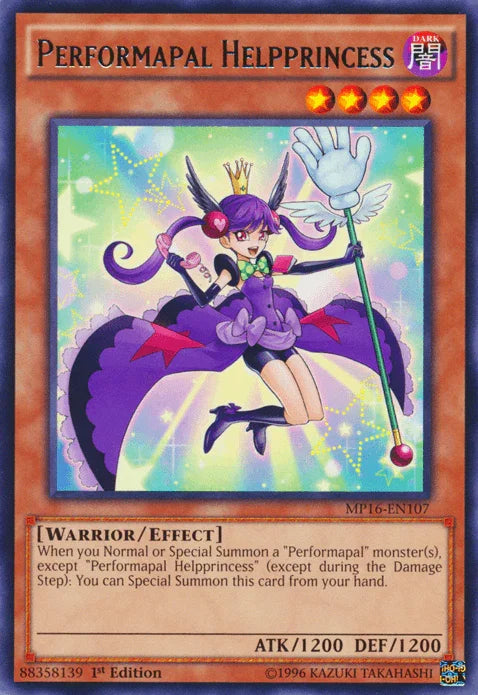 Performapal Helpprincess [MP16-EN107] Rare - for just $0.15! 