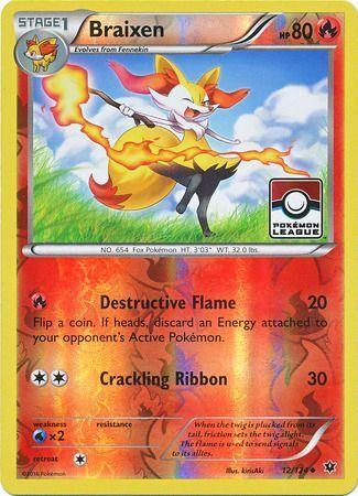 Braixen (12/124) (League Promo) [XY: Fates Collide] - for just $0.50! 
