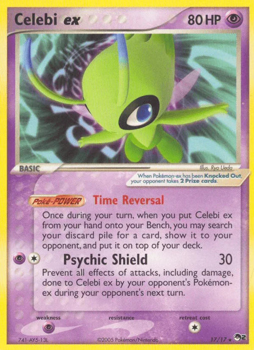 Celebi ex (17/17) [POP Series 2] - for just $23.55! 