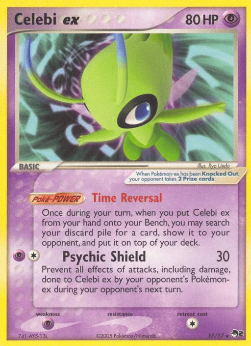 Celebi ex (17/17) [POP Series 2] - for just $24.40! 