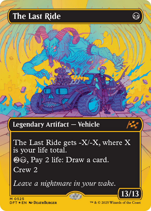 The Last Ride (DFT-525) - Aetherdrift (Borderless) Foil - for just $2.72! 