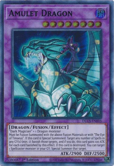 Amulet Dragon (Green) [DLCS-EN005] Ultra Rare - for just $0.35! 