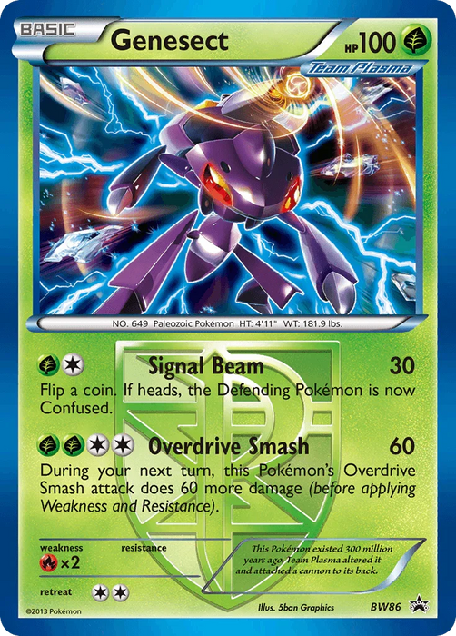 Genesect (BW86) (Team Plasma) [Black & White: Black Star Promos] - for just $60.75! 