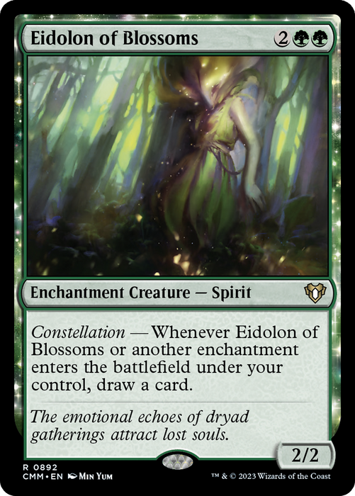 Eidolon of Blossoms (CMM-892) - Commander Masters: (enchantment) - for just $1.09! 