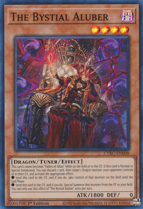 The Bystial Aluber [CYAC-EN008] Super Rare - for just $0.10! 