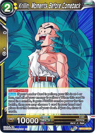 Krillin, Moments Before Comeback (BT11-097) [Vermilion Bloodline] - for just $0.30! 