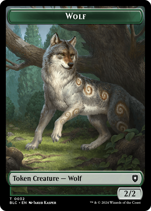 Goat // Wolf (032) Double-Sided Token [Bloomburrow Commander Tokens] - Just $0.10! Shop now at Retro Gaming of Denver