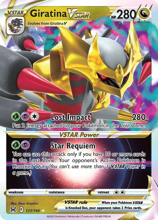 Giratina VSTAR (131/196) (Jumbo Card) [Sword & Shield: Lost Origin] - for just $12! 