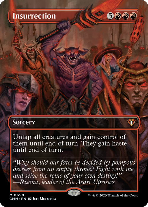 Insurrection (CMM-699) - Commander Masters (Borderless) - for just $4.05! 