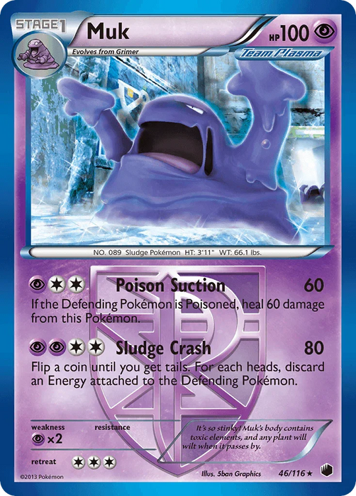 Muk (46/116) [Black & White: Plasma Freeze] - for just $0.50! 