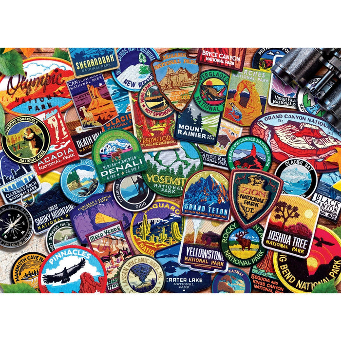 Patches of the National Parks 1000 Piece Jigsaw Puzzle - for just $16.99! 
