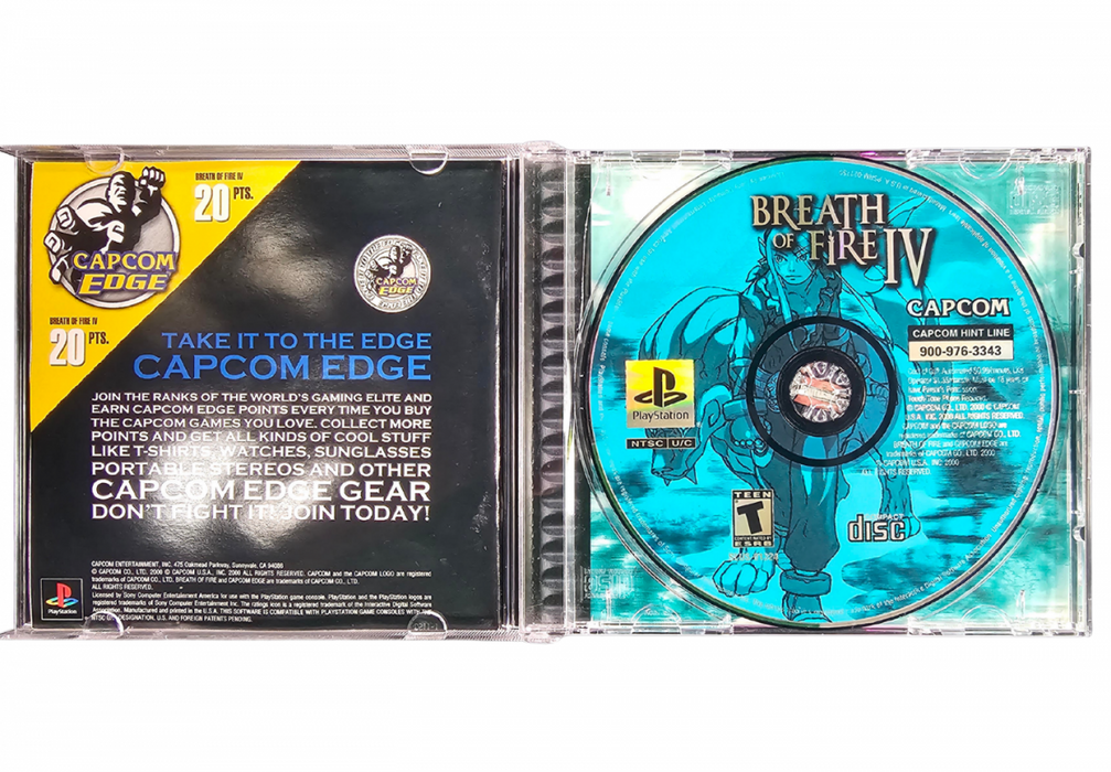 Breath of Fire IV (COMPLETE IN BOX) – PlayStation 1 (PS1) - for just $171.99! 