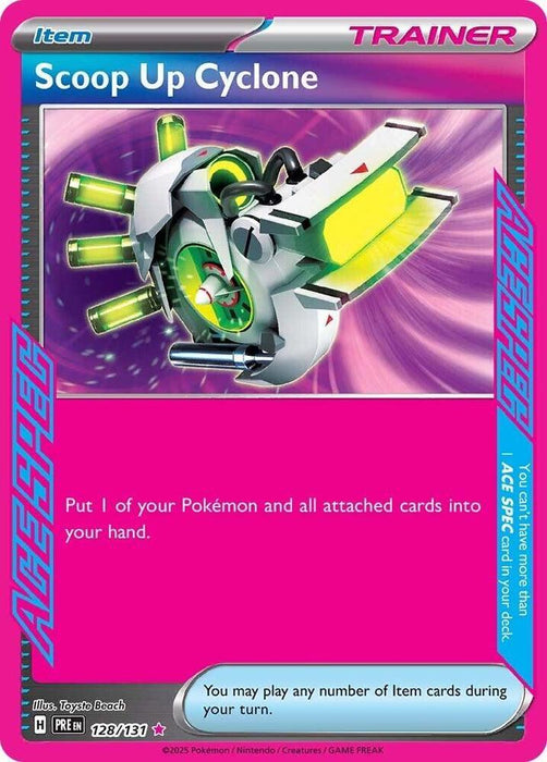 Scoop Up Cyclone (128/131) [Scarlet & Violet: Prismatic Evolutions] - for just $0.10! 