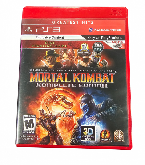 Mortal Kombat [Komplete Edition] [Greatest Hits] – PlayStation 3 (PS3) - for just $0! 