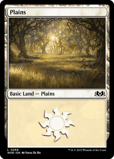 Plains (0268) (Wilds of Eldraine) Near Mint - for just $0.10! 