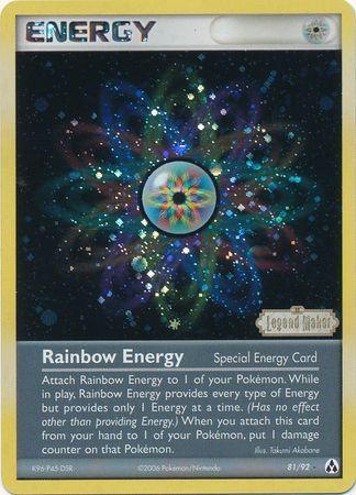 Rainbow Energy (81/92) (Stamped) [EX: Legend Maker] - for just $4.75! 