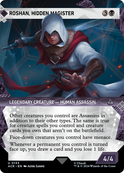 Roshan, Hidden Magister (ACR-133) - Assassin's Creed: (Showcase) (Borderless) - for just $0.05! 
