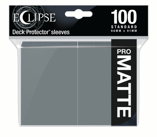 Ultra PRO: Standard 100ct Sleeves - Eclipse Matte (Smoke Grey) - Just $0! Shop now at Retro Gaming of Denver