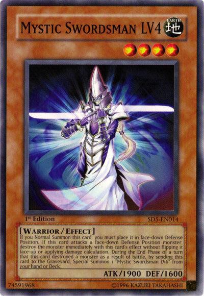 Mystic Swordsman LV4 [SD5-EN014] Common - for just $0.15! 