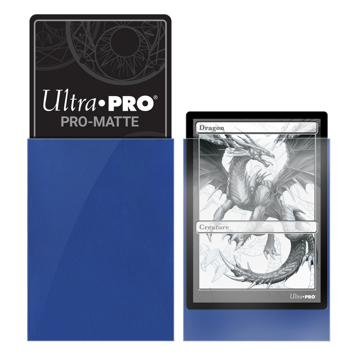 Ultra PRO: Standard 50ct Sleeves - PRO-Matte (Blue) - Just $0! Shop now at Retro Gaming of Denver