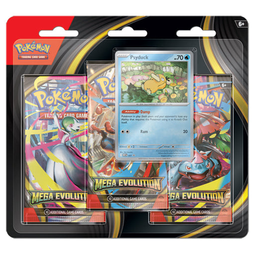 Pokemon: Mega Evolution 3-Booster Blister Pack -  Psyduck - for just $29.99! 