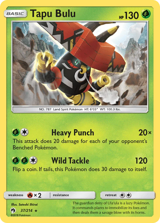 Tapu Bulu (37/214) [Sun & Moon: Lost Thunder] - for just $0.40! 