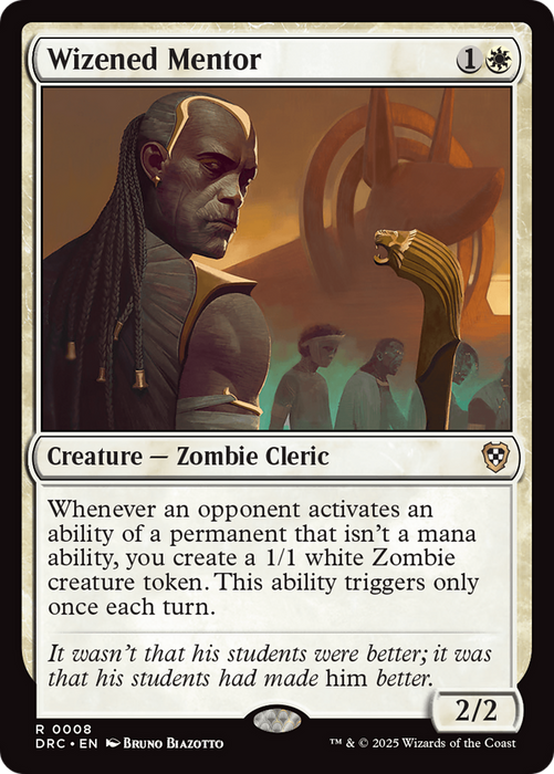 Wizened Mentor (DRC-008) - Commander: Aetherdrift - for just $0.09! 