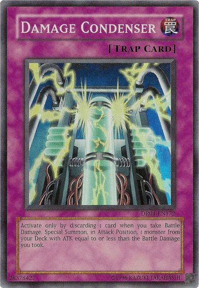 Damage Condenser [DR04-EN172] Super Rare - for just $2.55! 