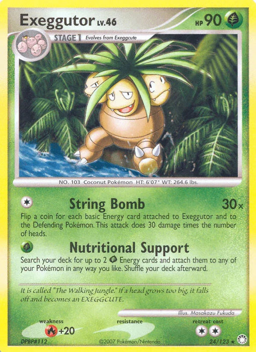 Exeggutor (24/123) [Diamond & Pearl: Mysterious Treasures] - for just $0.55! 