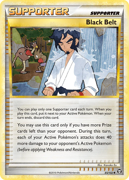 Black Belt (85/102) [HeartGold & SoulSilver: Triumphant] - for just $0.20! 