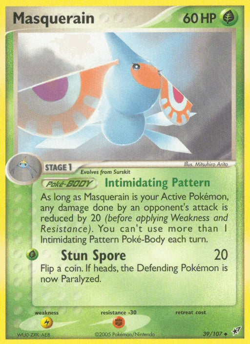 Masquerain (39/107) [EX: Deoxys] - for just $0.50! 