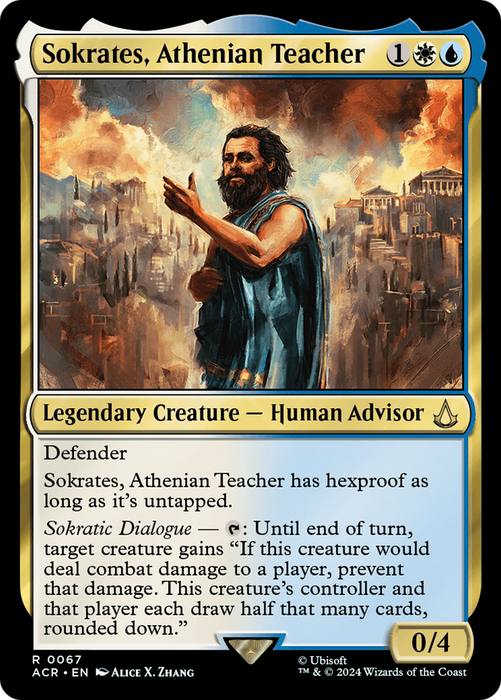 Sokrates, Athenian Teacher (ACR-067) - Assassin's Creed - for just $0.15! 