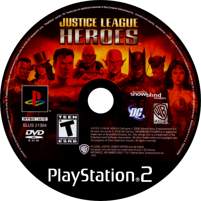 Justice League Heroes – PlayStation 2 (PS2) - for just $12.99! 