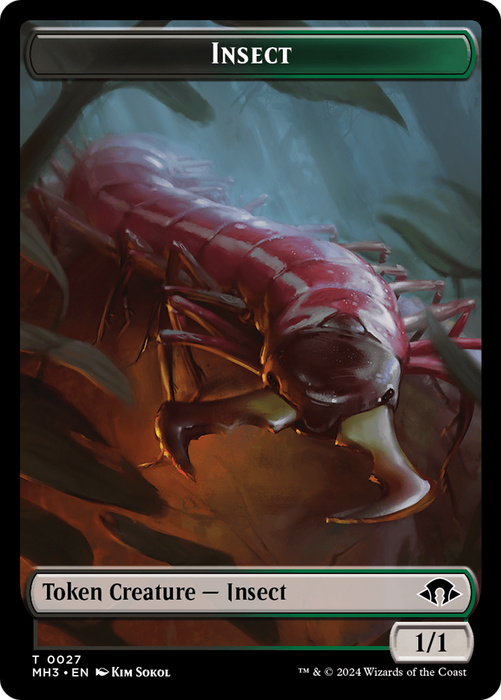 Insect Token (0027) [Modern Horizons 3 Tokens] - Just $0.15! Shop now at Retro Gaming of Denver