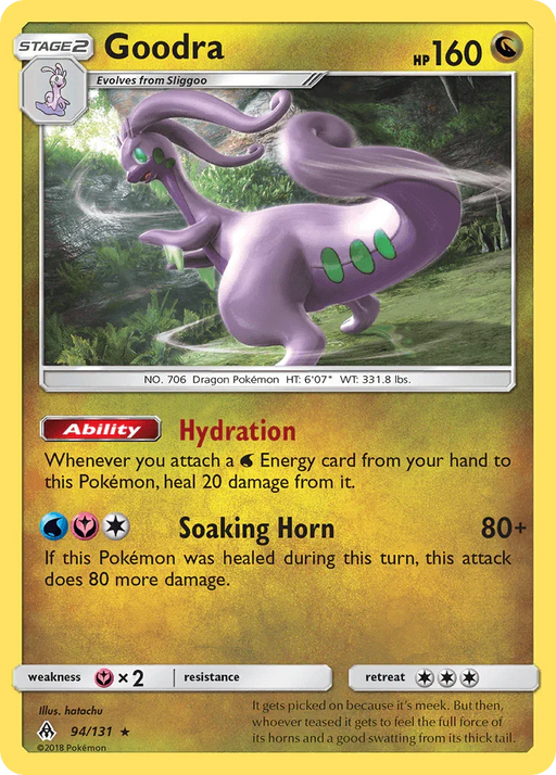 Goodra (94/131) [Sun & Moon: Forbidden Light] - for just $0.50! 