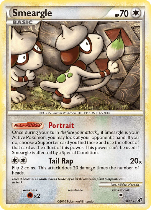 Smeargle (8/90) [HeartGold & SoulSilver: Undaunted] - for just $3.30! 