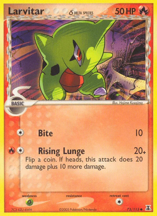 Larvitar (73/113) (Delta Species) [EX: Delta Species] - for just $0.65! 