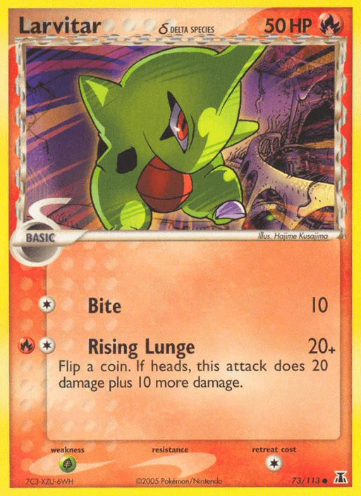 Larvitar (73/113) (Delta Species) [EX: Delta Species] - for just $0.70! 