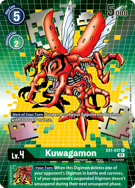 Kuwagamon [EX1-037] (Alternate Art) [Classic Collection] - Just $0.65! Shop now at Retro Gaming of Denver