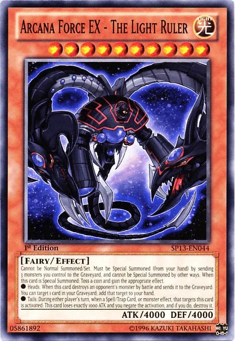 Arcana Force EX - The Light Ruler [SP13-EN044] Common - for just $0.20! 