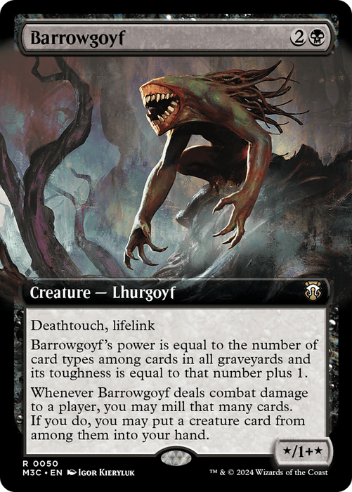 Barrowgoyf (M3C-050) - Modern Horizons 3 Commander: (Extended Art) - for just $5.79! 