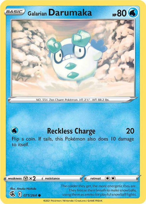 Galarian Darumaka (071/264) [Sword & Shield: Fusion Strike] - for just $0.10! 