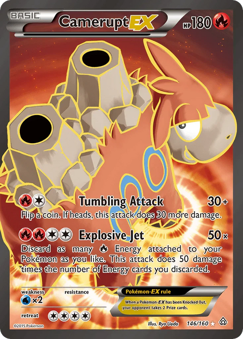 Camerupt EX (146/160) [XY: Primal Clash] - for just $8.40! 