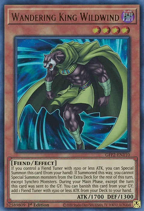 Wandering King Wildwind [GFP2-EN110] Ultra Rare - for just $0.10! 