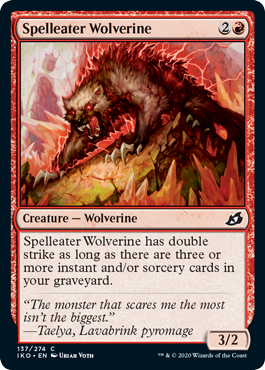 Spelleater Wolverine (Ikoria: Lair of Behemoths) Near Mint - for just $0.10! 