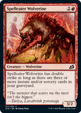Spelleater Wolverine (Ikoria: Lair of Behemoths) Near Mint - for just $0.15! 