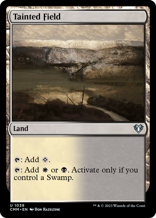 Tainted Field (CMM-1039) - Commander Masters - for just $0.11! 