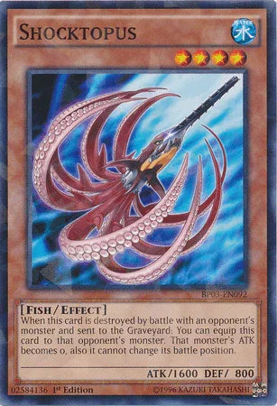 Shocktopus [BP03-EN092] Shatterfoil Rare - for just $0.10! 