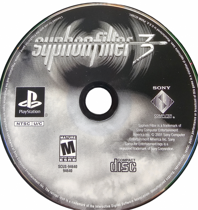 Syphon Filter 3 [Greatest Hits] – PlayStation 1 (PS1) - for just $0! 
